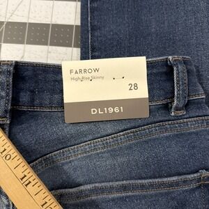 DL1961 Farrow High-Rise Skinny Jeans Women's 28 Blue Fade Ankle Stretch - New